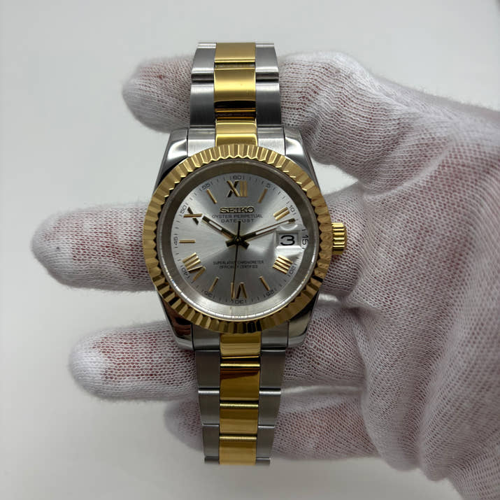 Seikojust Two Tone Silver