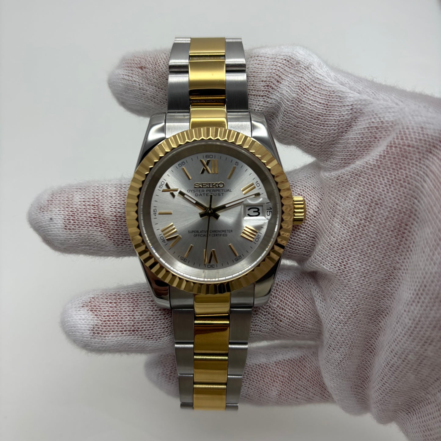 Seikojust Two Tone Silver