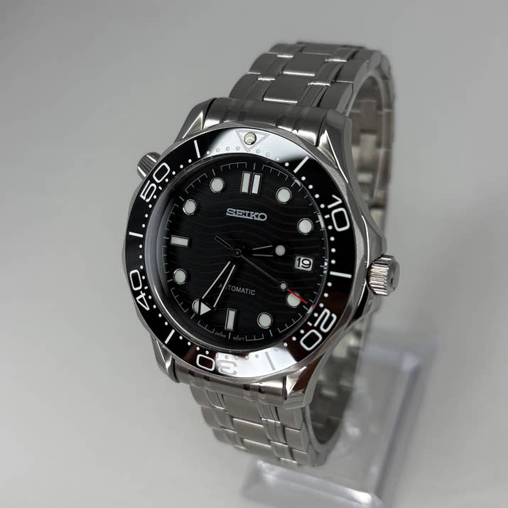 Seikomaster 007 Black Steel
