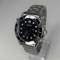 Seikomaster 007 Black Steel
