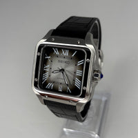 Santeiko Silver Burst Dial Leather
