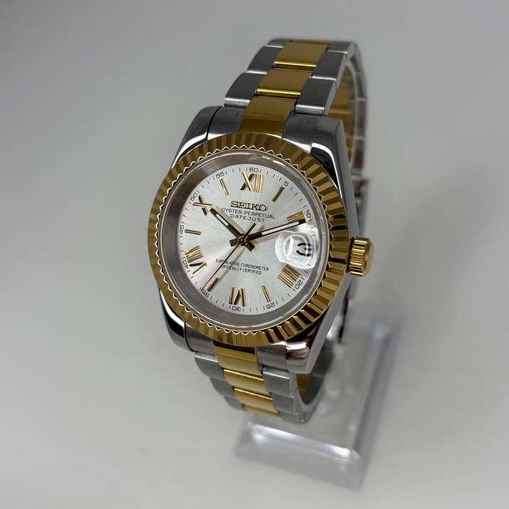 Seikojust Two Tone Silver