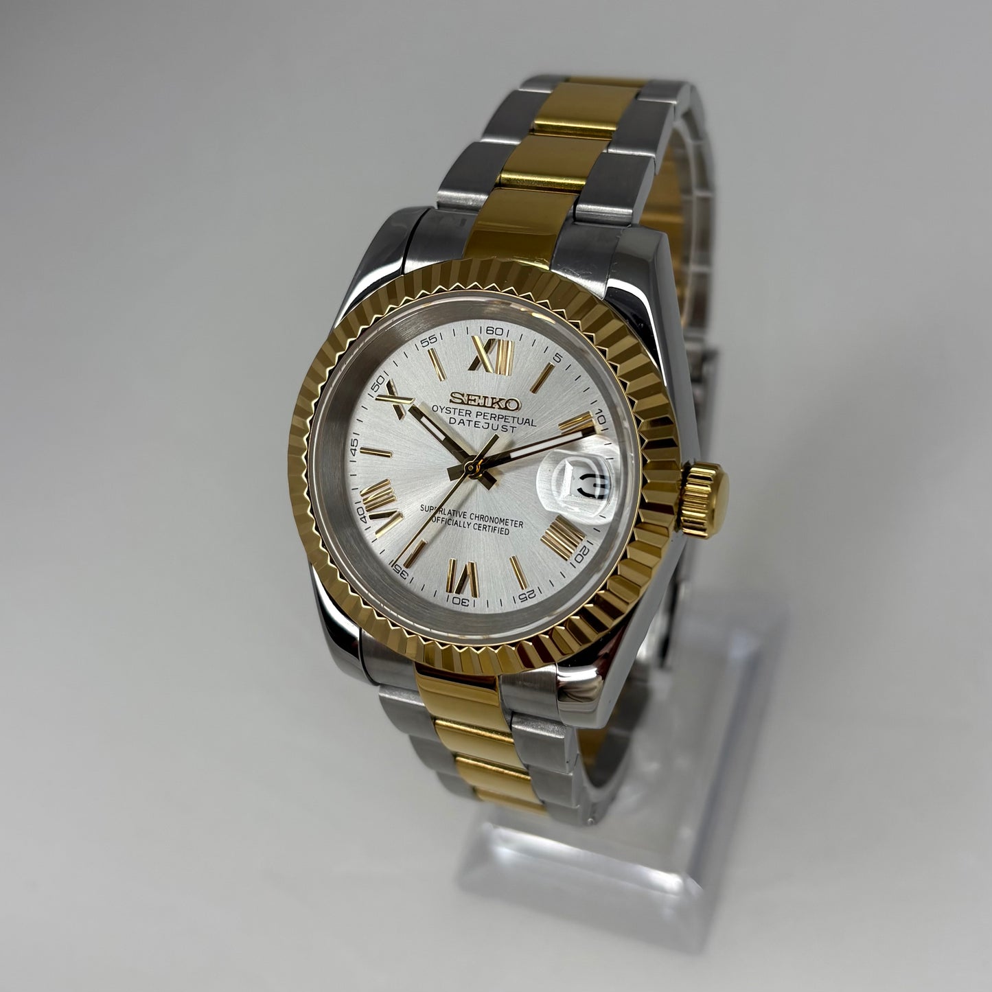Seikojust Two Tone Silver