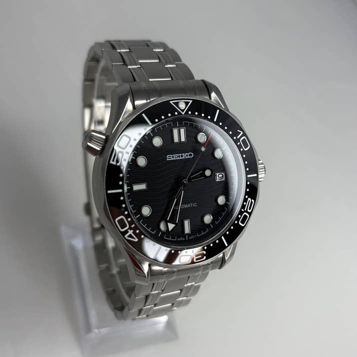 Seikomaster 007 Black Steel