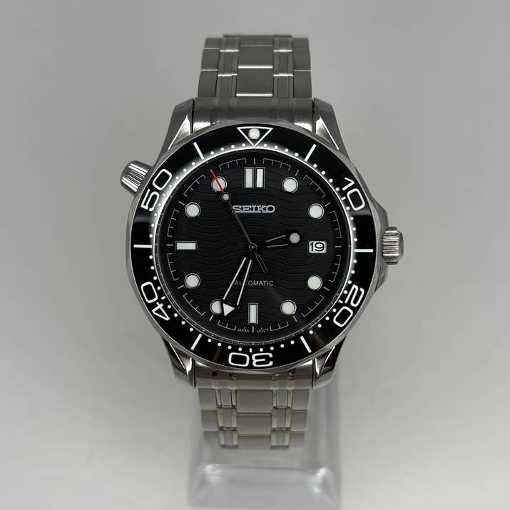 Seikomaster 007 Black Steel
