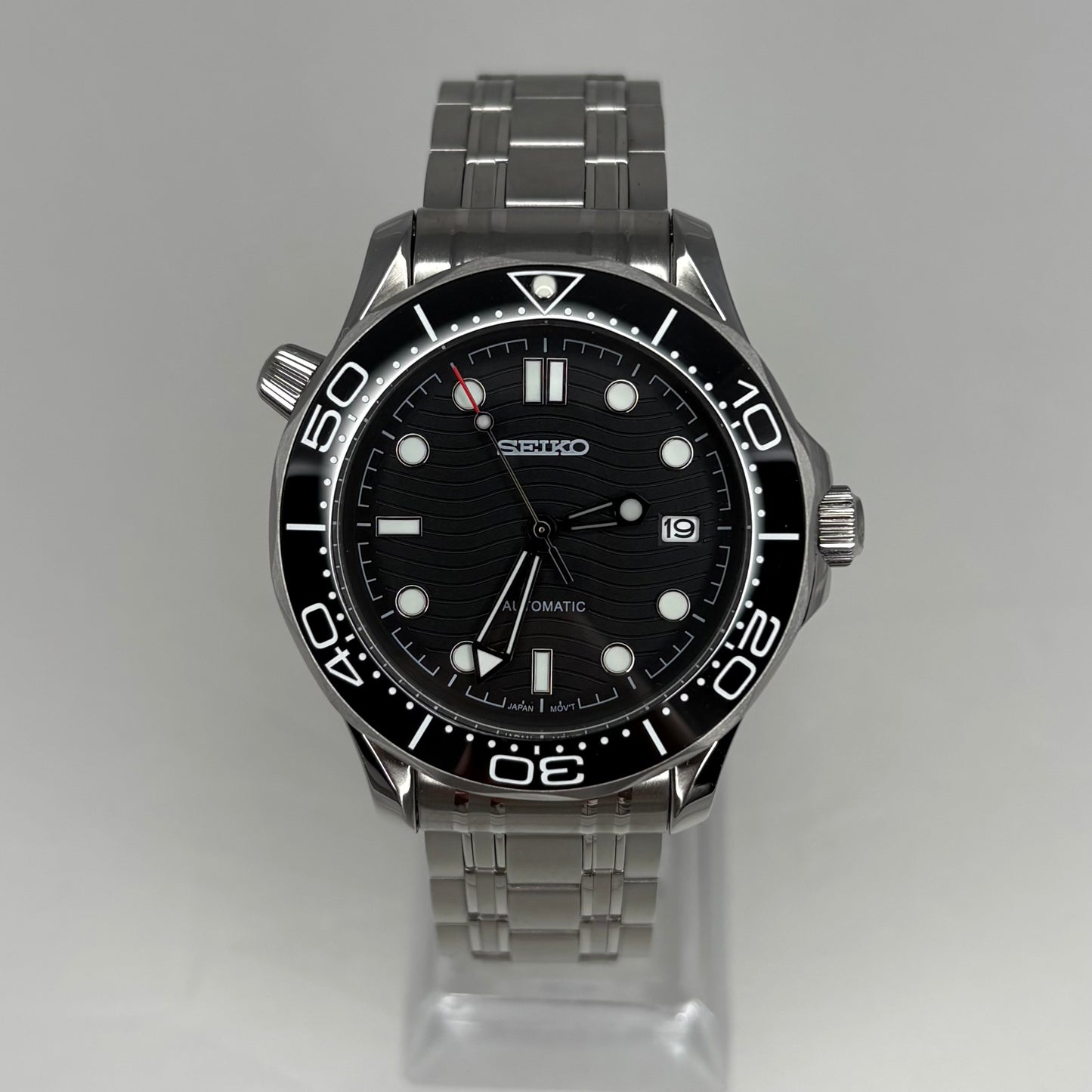 Seikomaster 007 Black Steel