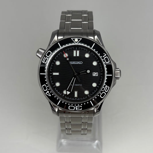 Seikomaster 007 Black Steel