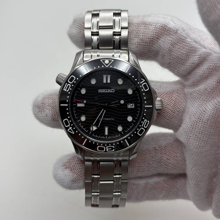 Seikomaster 007 Black Steel