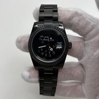 Seikojust  “Who Cares I’m Already Late” Black