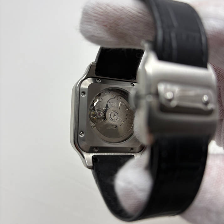 Santeiko Silver Burst Dial Leather