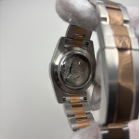 Seikojust Two Tone Rose Gold Black Dial