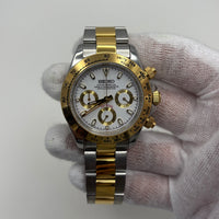 Seitona Two Tone Gold White Dial