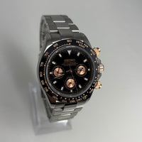 Seitona Steel Black Dial