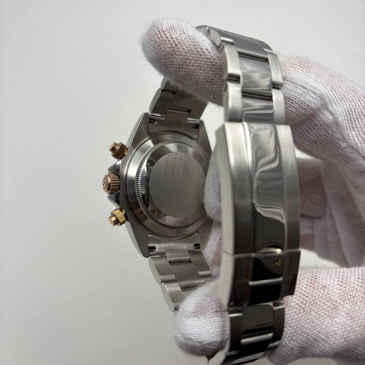 Seitona Steel Black Dial