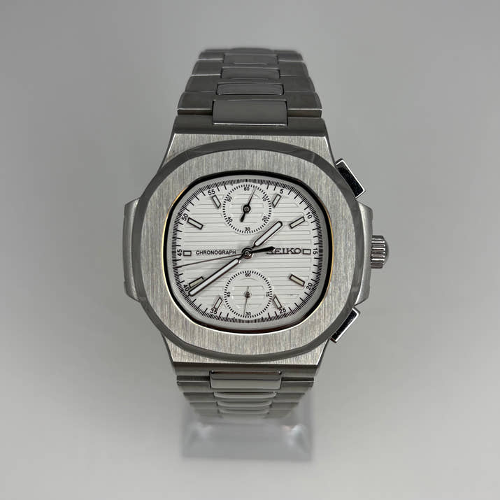 Nautiko White Chronograph