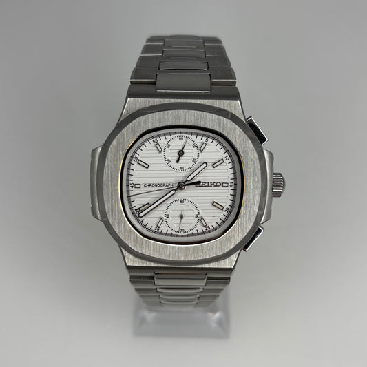 Nautiko White Chronograph