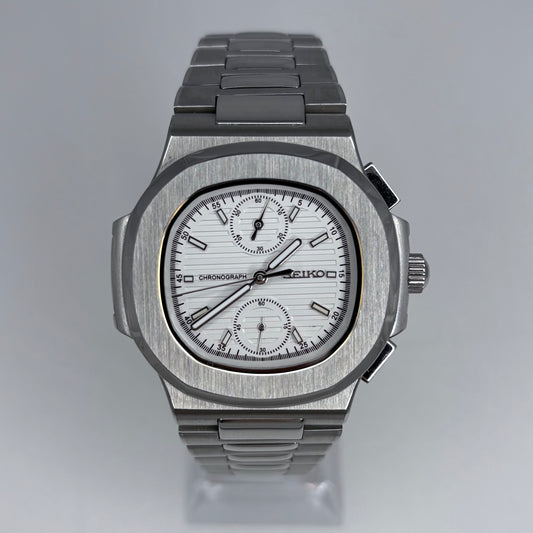 Nautiko White Chronograph