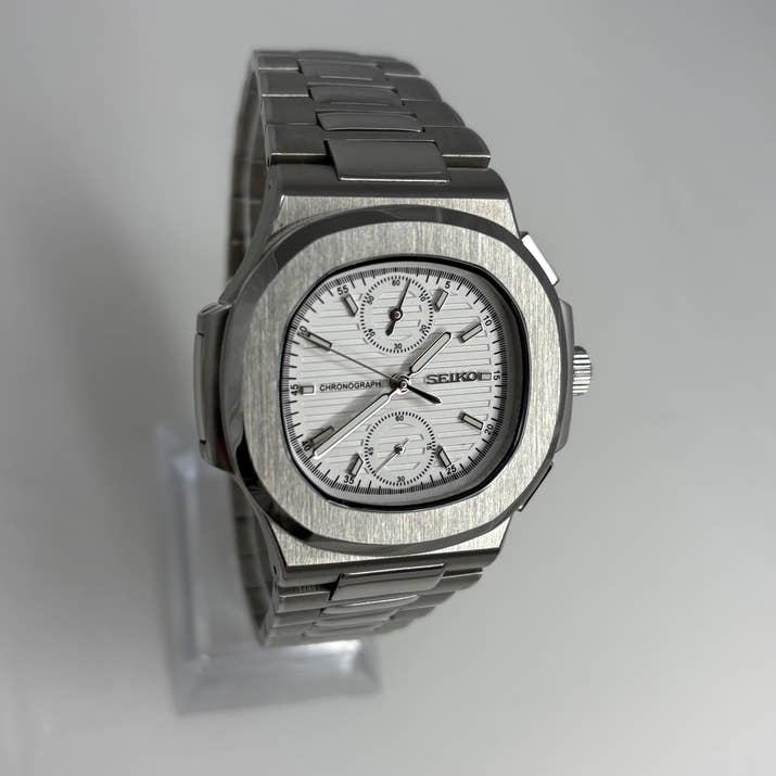 Nautiko White Chronograph