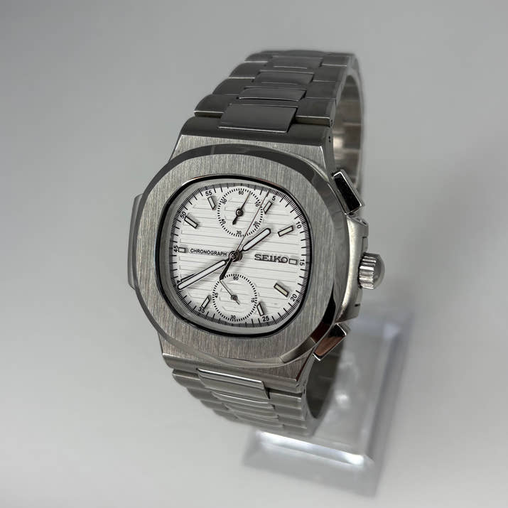 Nautiko White Chronograph