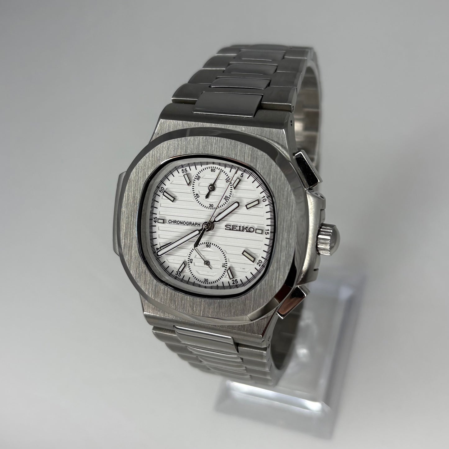 Nautiko White Chronograph