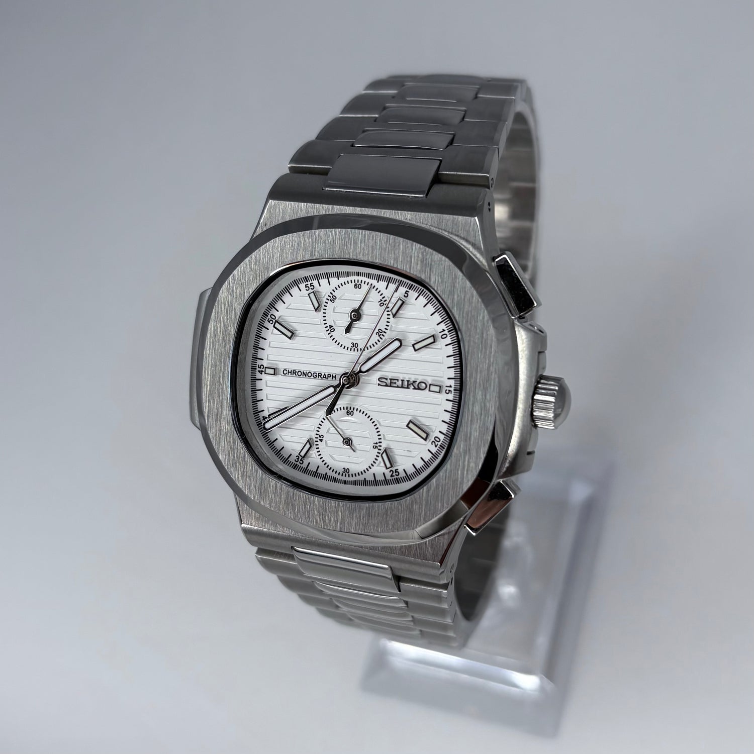 Nautiko White Chronograph