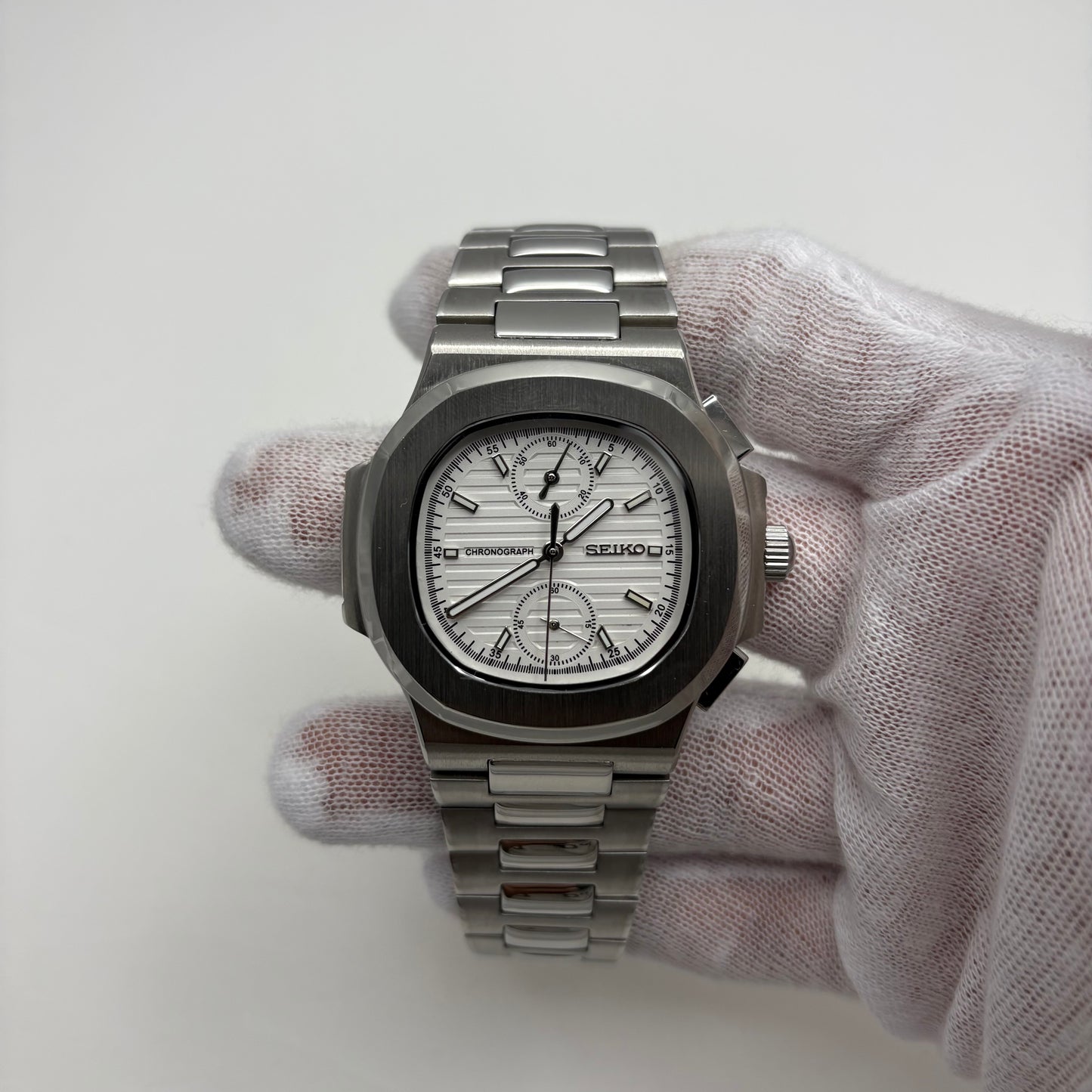 Nautiko White Chronograph