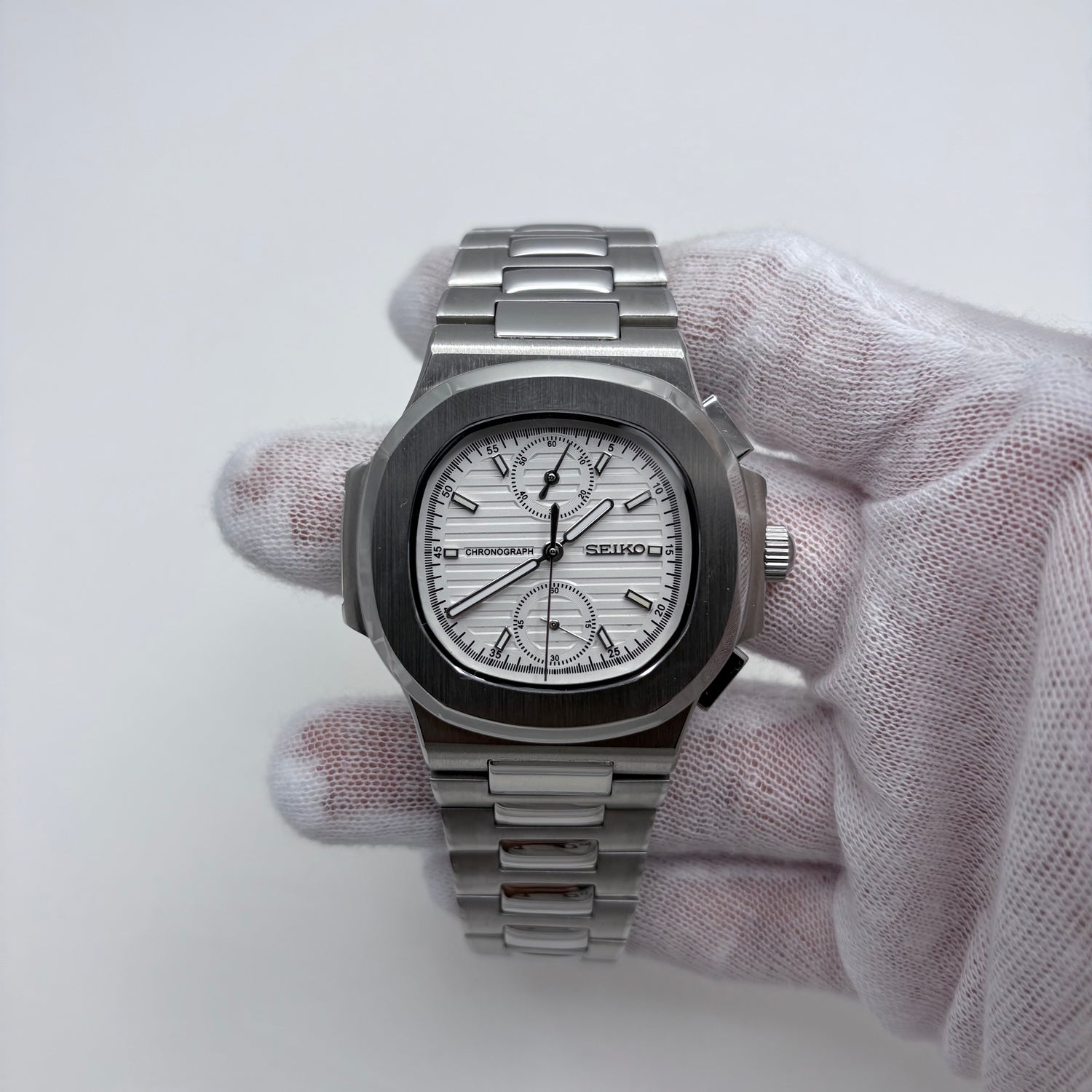 Nautiko White Chronograph
