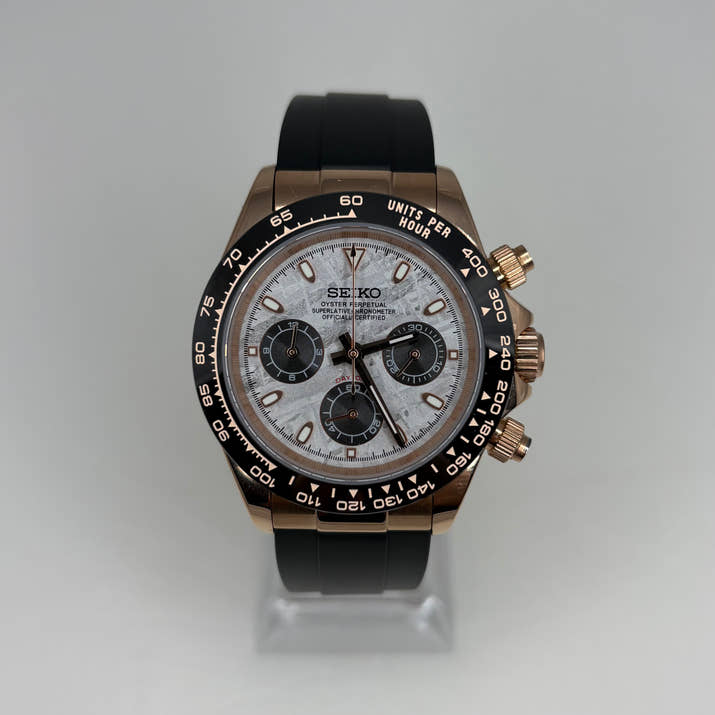 Seitona Rose Gold Meteorite Oysterflex