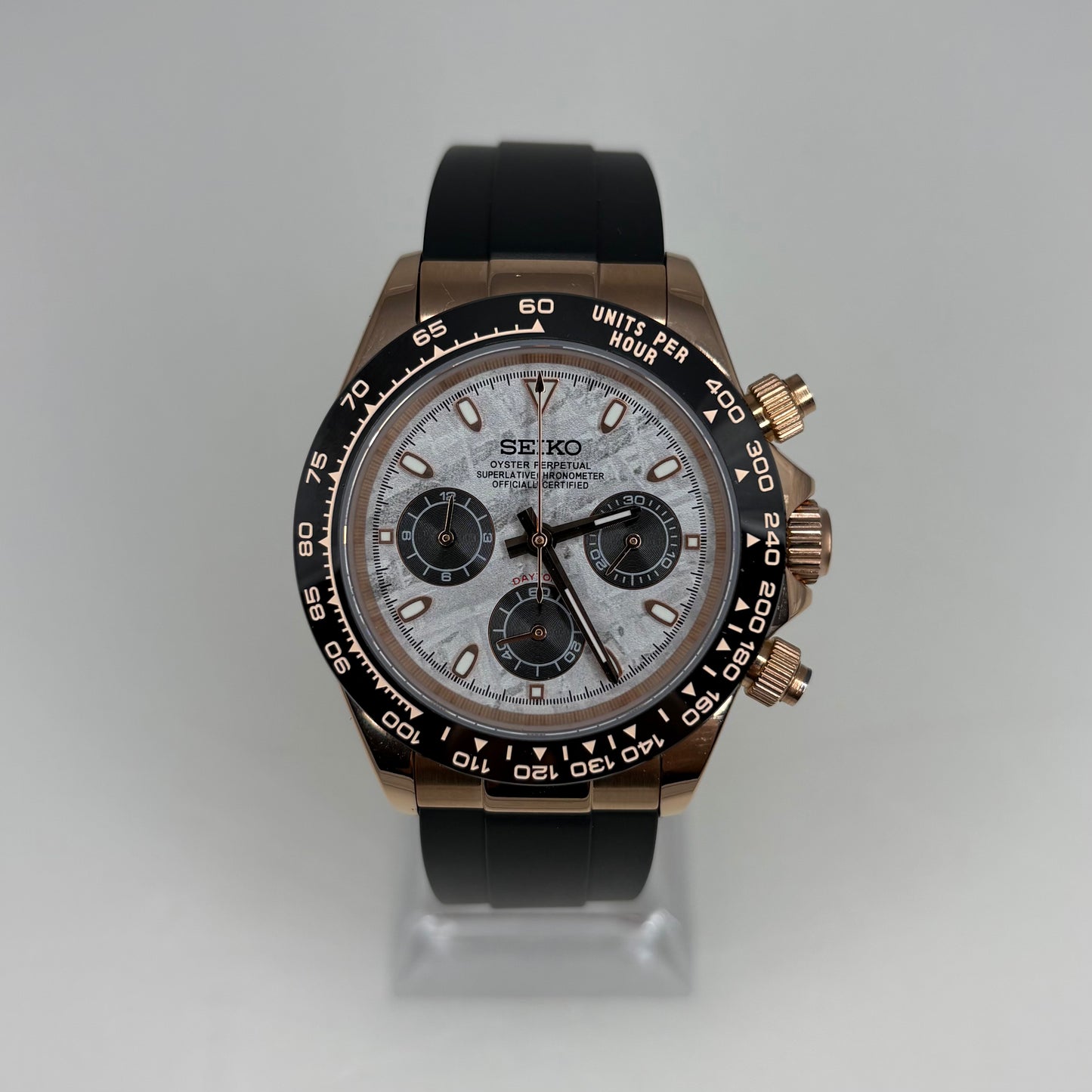 Seitona Rose Gold Meteorite Oysterflex