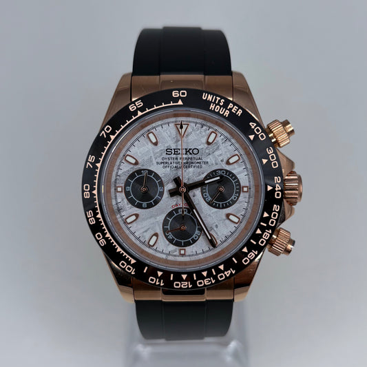 Seitona Rose Gold Meteorite Oysterflex