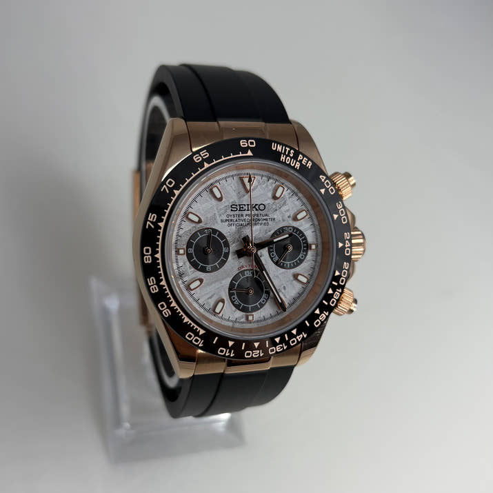 Seitona Rose Gold Meteorite Oysterflex