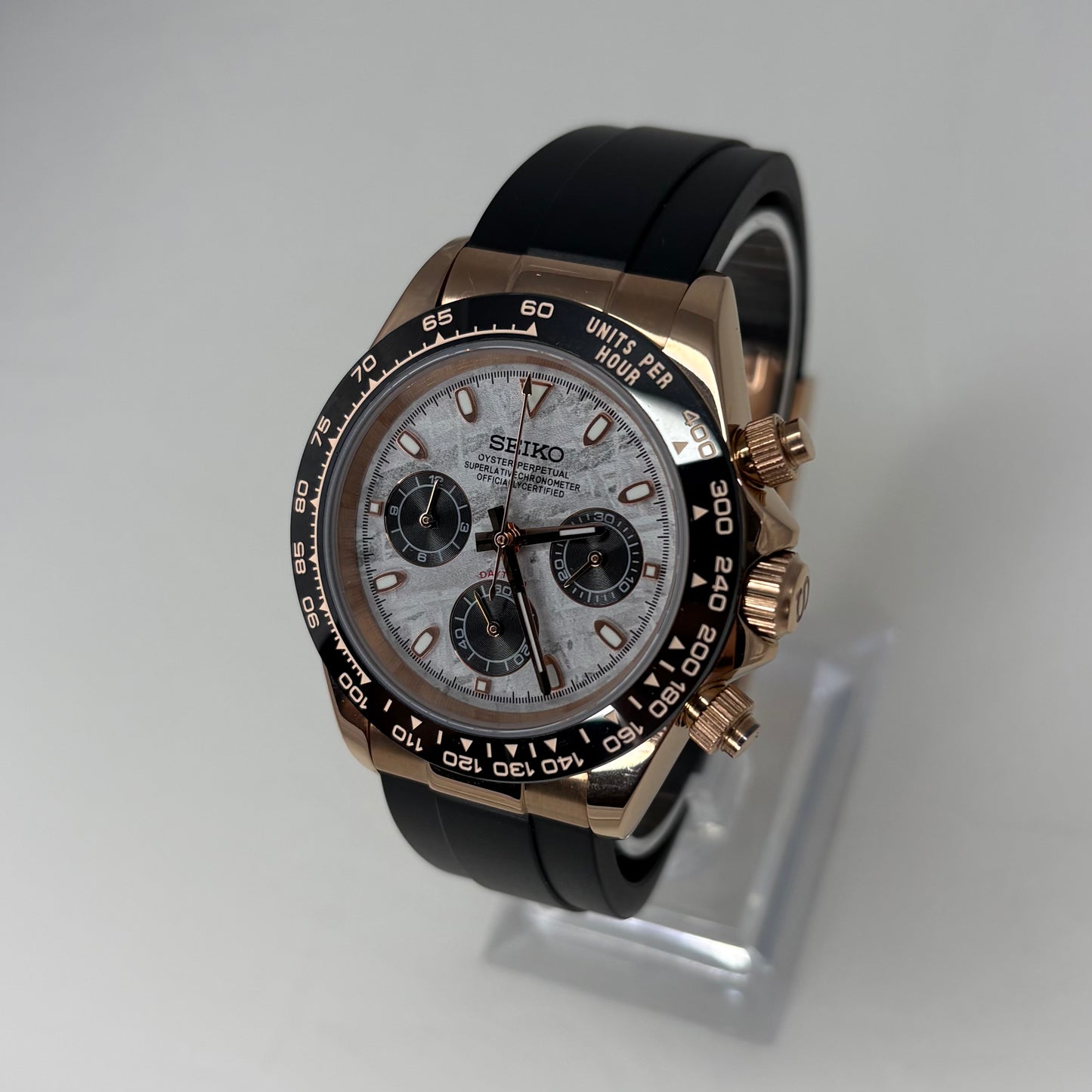 Seitona Rose Gold Meteorite Oysterflex