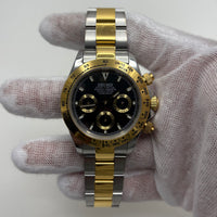 Seitona Two Tone Gold Black Dial