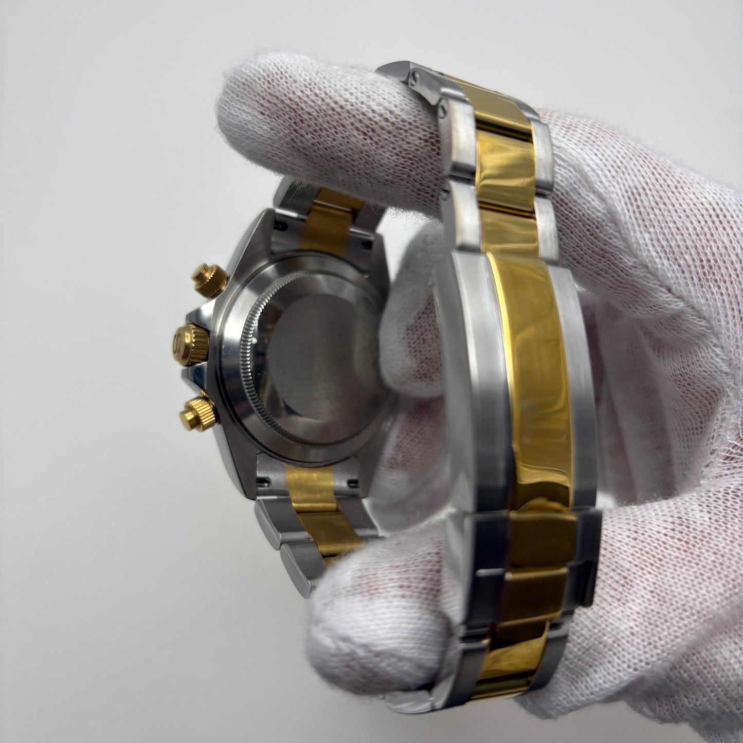 Seitona Two Tone Gold Black Dial