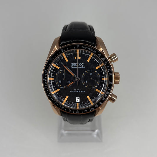 Seikomaster Rose Gold Leather