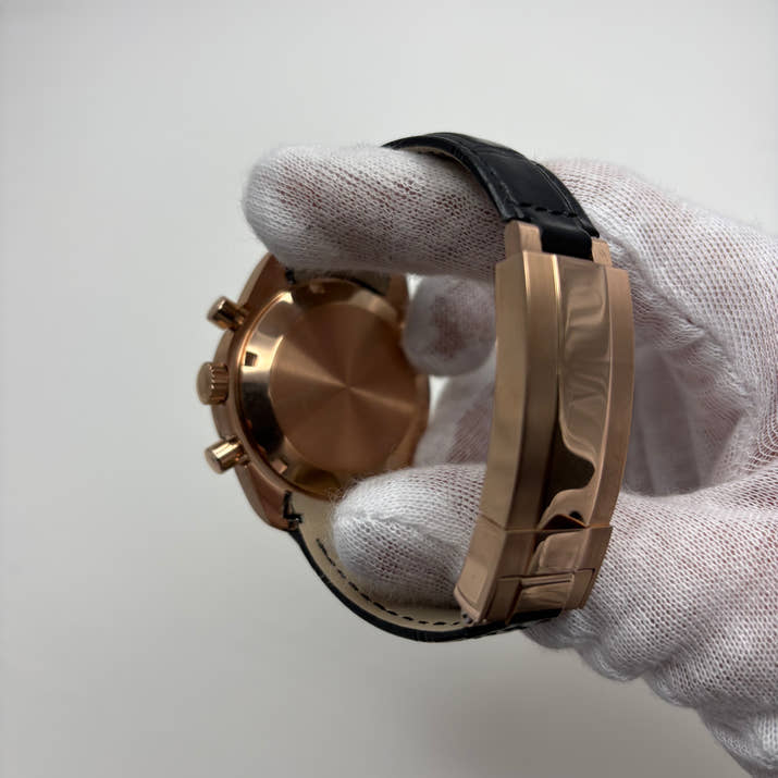 Seikomaster Rose Gold Leather