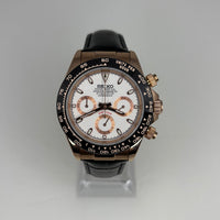 Seitona Rose Gold White Dial (Leather)