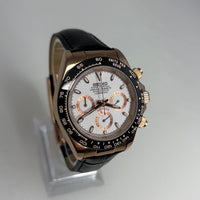 Seitona Rose Gold White Dial (Leather)