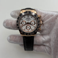 Seitona Rose Gold White Dial (Leather)