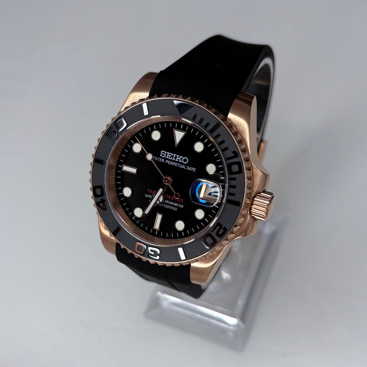 Seikomariner Yatchmaster Everose Gold
