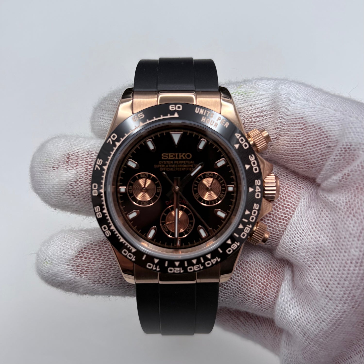 Seitona Rose Gold Oysterflex