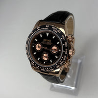Seitona Black Rose Gold (Leather)