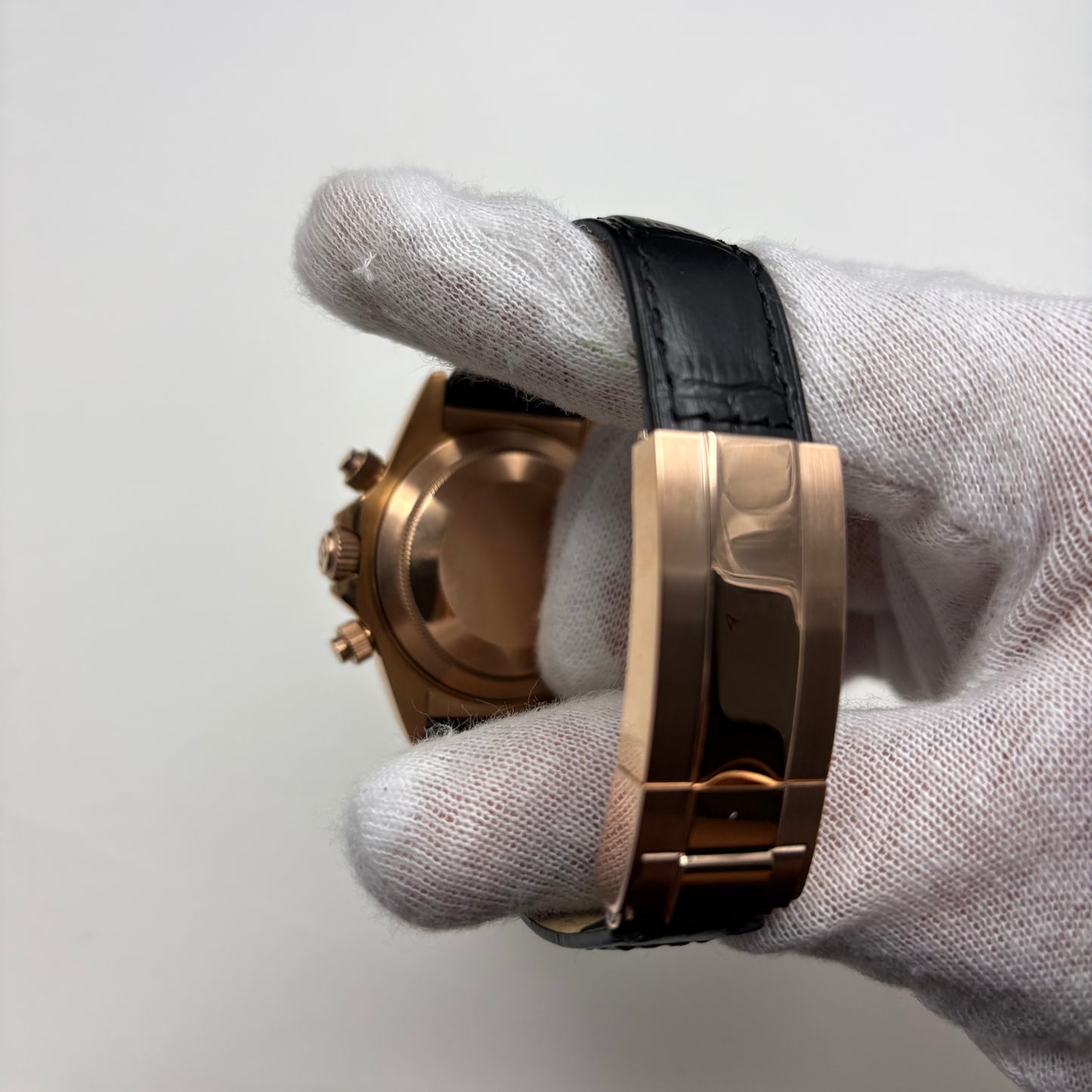 Seitona Black Rose Gold (Leather)