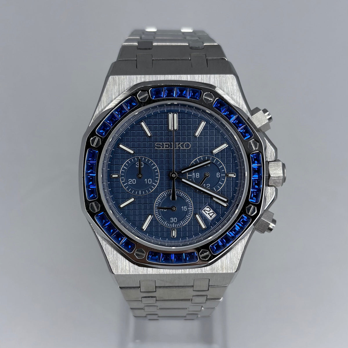 Royal Seioak Chronograph “Blue Emerald” Mod