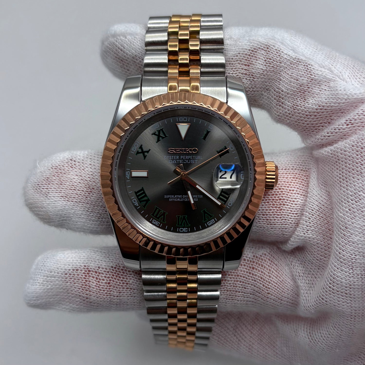 Seikojust Wimbledon Two-Tone Rose Gold Mod