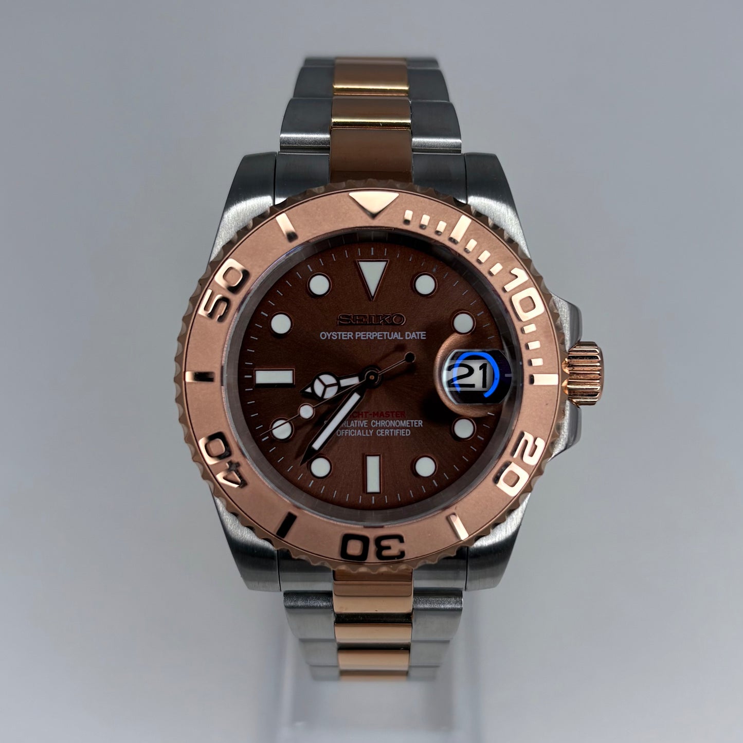 Seikomariner Yatchmaster Two Tone Chocolate