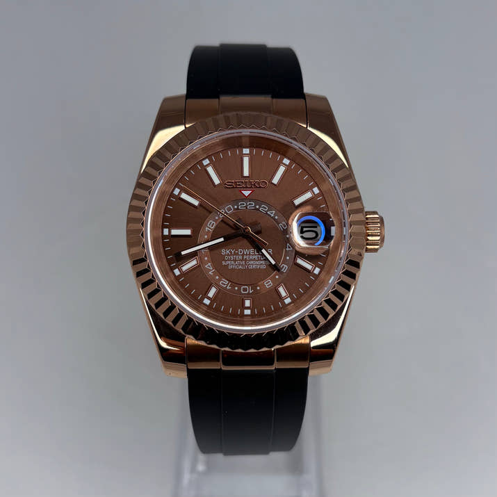 Seikojust Sky-Dweller Chocolate Rose Gold