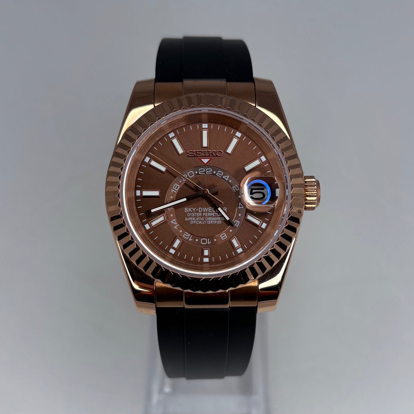 Seikojust Sky-Dweller Chocolate Rose Gold
