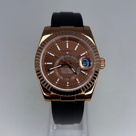 Seikojust Sky-Dweller Chocolate Rose Gold