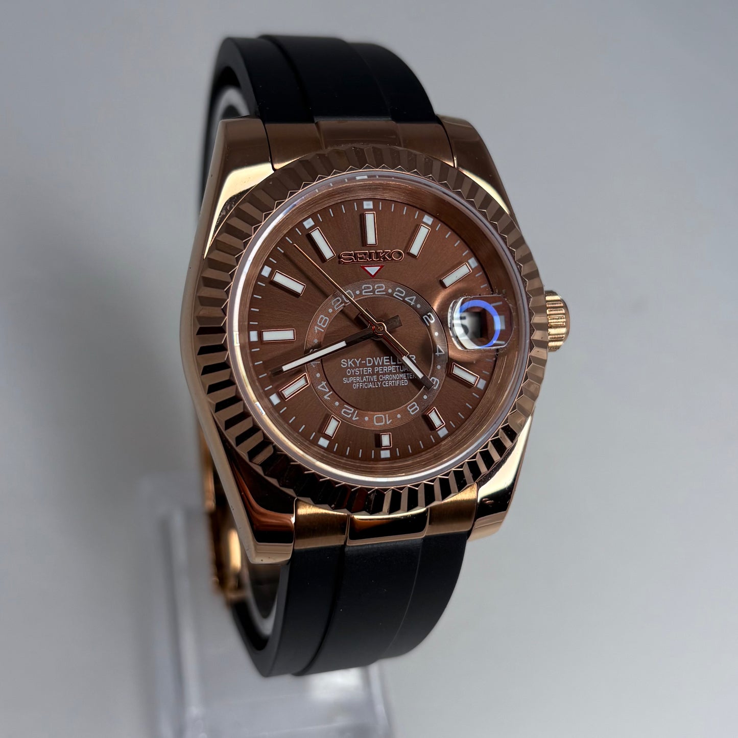 Seikojust Sky-Dweller Chocolate Rose Gold